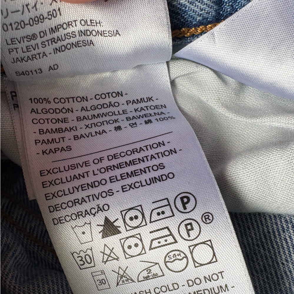 Classic Blue Denim Jeans - Picture 7 of 8